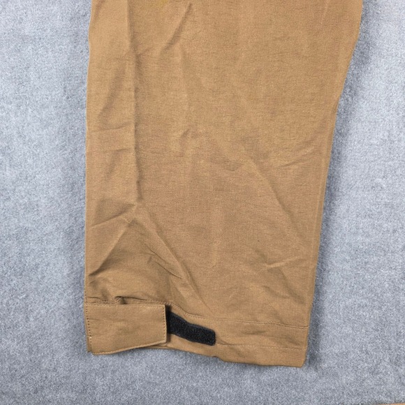 Bass Outdoor Cargo Pants Mens XL Brown Tan Hiking Tactical Articulated Knee XL - Picture 10 of 12